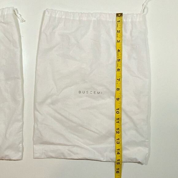 Buscemi | Shoe Box & 2 Dust Bags | Green | 14 W x 12 H x 5.25 D Inch - Picture 15 of 16